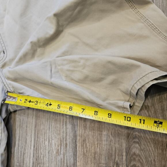 Vtg Polo Ralph Lauren Carpenter Shorts Mens 38 Beige Military Paratrooper Cargo - Picture 10 of 11